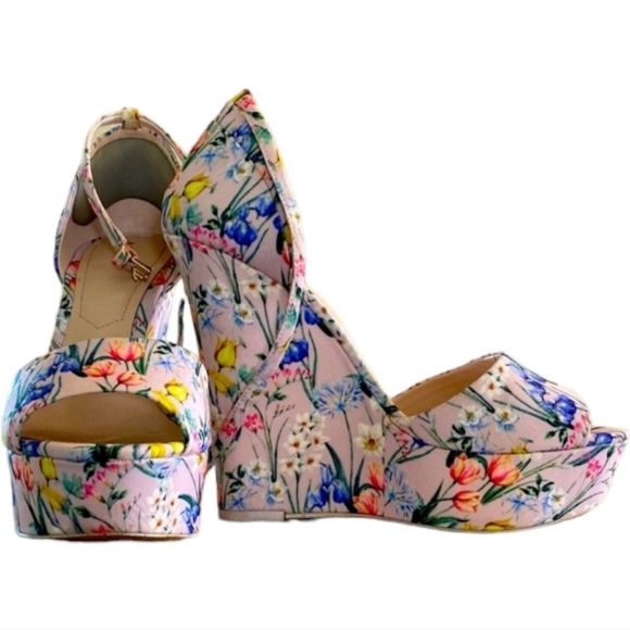 Aldo Shoes - Aldo Spring Floral Fluerinia Wedge Heel Sandals